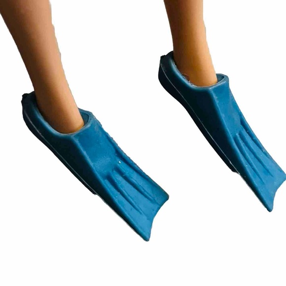 Mattel | Toys | Vintage Barbie Fashion Doll Scuba Swim Fins Flippers ...